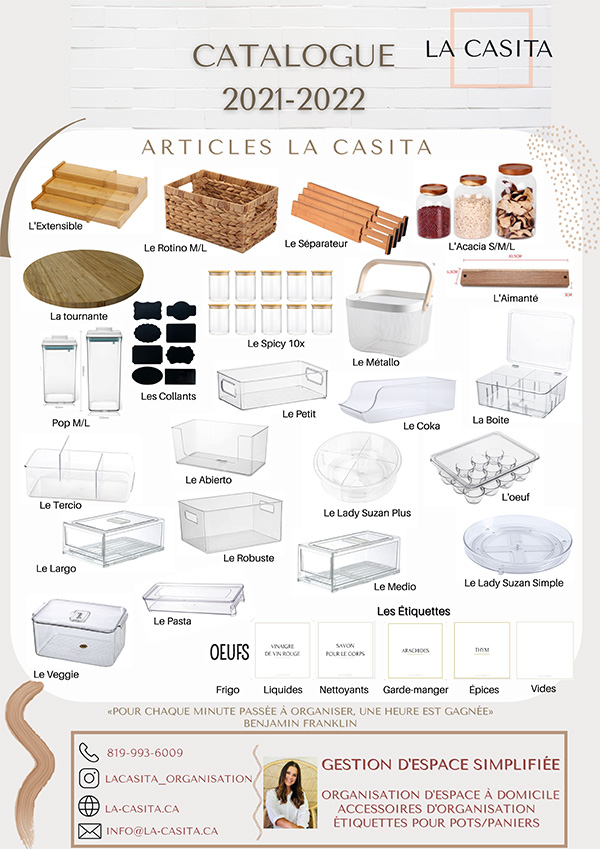Catalogue de produits - La Casita